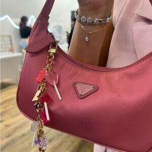 Prada Coral Pink Shoulder Bag